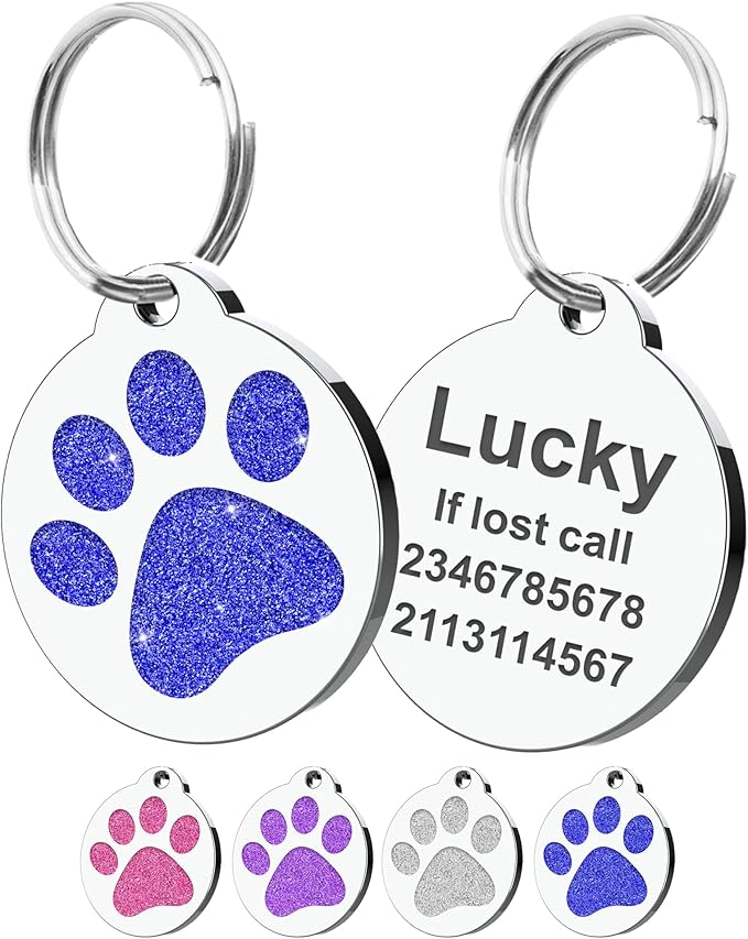 Dog Tags Personalized for Pets Dog Name Tags Personalized Dog Tag Engraved by EDSG