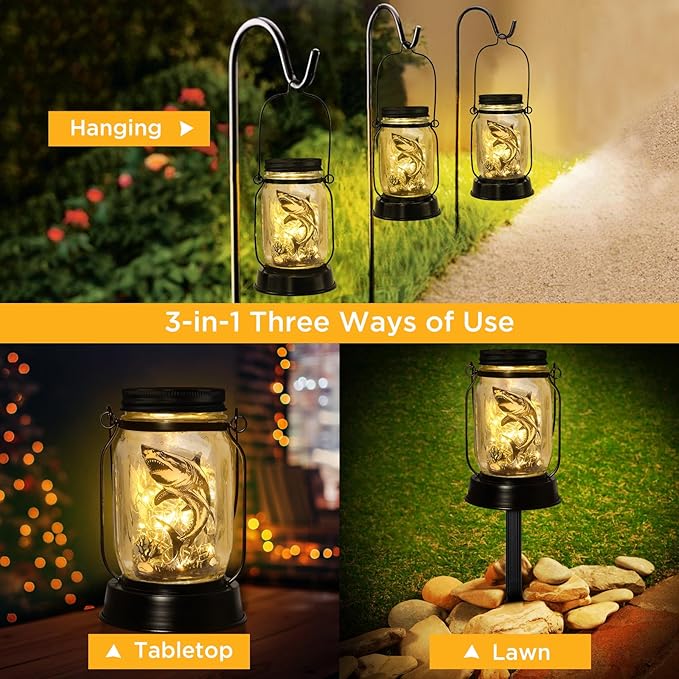 kyoryuger Shark Gifts for Women/Men Shark Solar Lanterns Dog Mom Birthday Jaws - Image 6