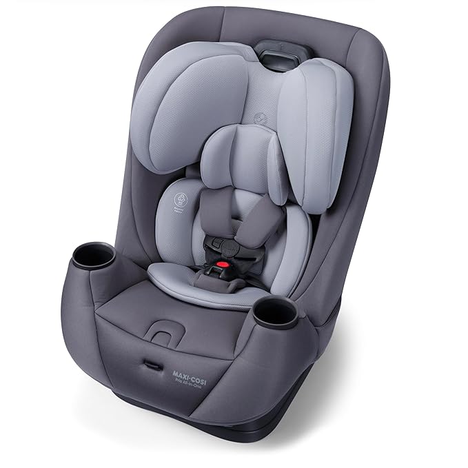 Maxi-COSI Pria All-in-One Convertible Car Seat, Infant to Toddler Car Seat, Easy-Install Harness, Machine-Washable Cover, 5-100 lbs, Sea Salt