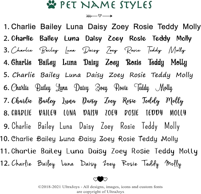 Ultra Joys Custom Personalized Dog ID Tag, Brushed Stainless Steel Bone Dog Tag - Image 5
