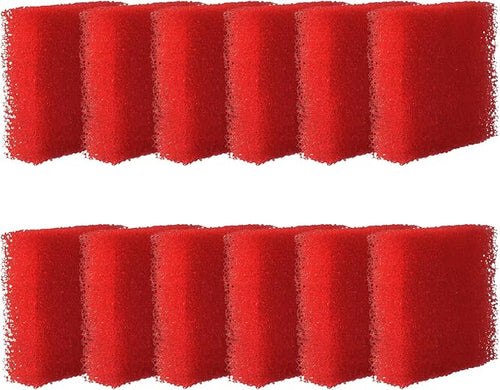 12-Pack Aquarium Glass Cleaner Sponges 3.25" x 3.25" x 1", Non-Scratch Scrubber by Unknown