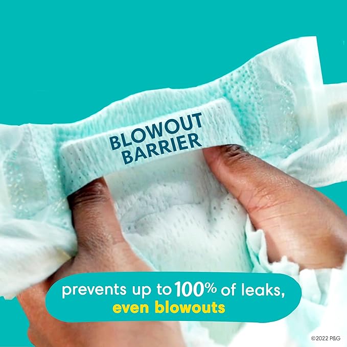 Pampers Baby Diapers and Wipes Starter Kit, Swaddlers Disposable Sizes 1 (198 Count) & 2 (186 Count) with Sensitive Water Based 12X Multi Pack Pop-Top Refill (1008 Count)