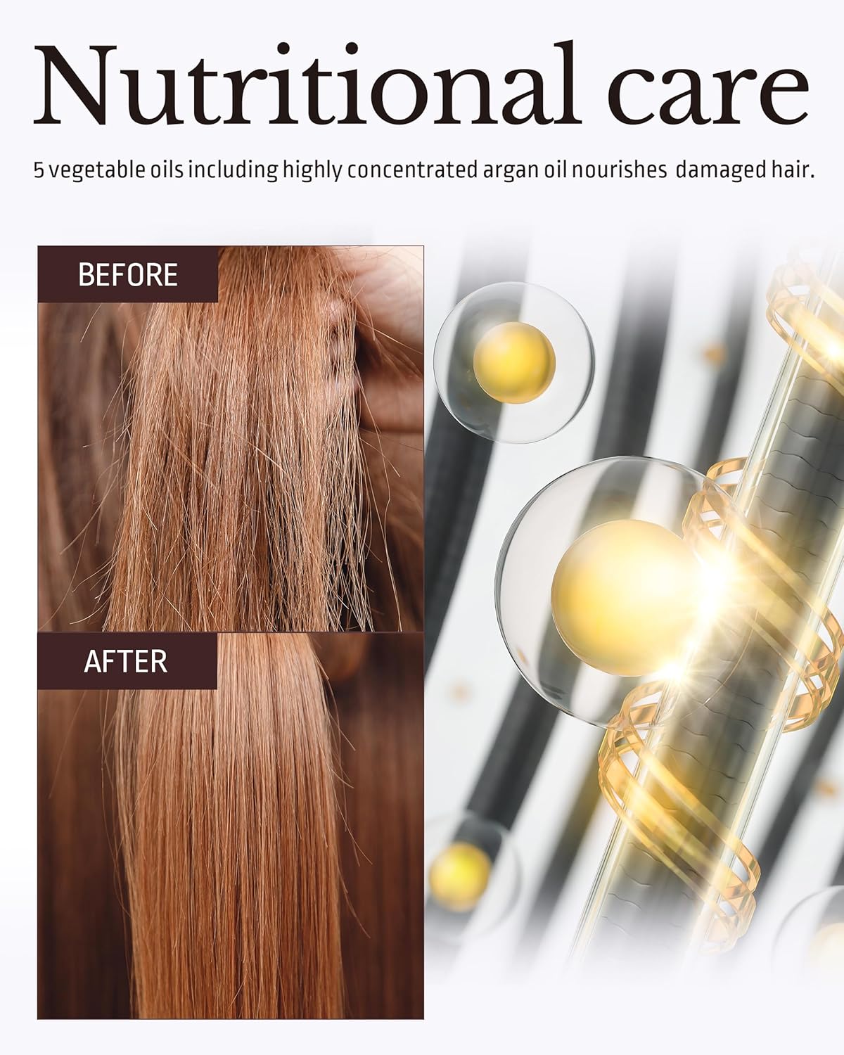 ODID Milk Protein Intensive Perfume Hair Oil - Korean Anti Frizz Nourishing & Smoothing Hair Serum - Cozy Wood & Fig Scent - with 10,000ppm Argan Oil & 6 Plant-Based Oils, 3.38 fl.oz.