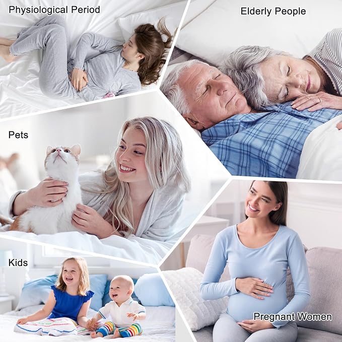 King Mattress Protector Waterproof, Fitted Sheet Style Breathable Mattress Cover - Image 7