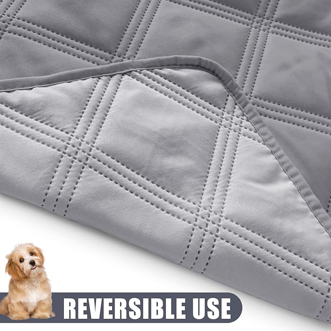 Smiry Waterproof Dog Bed Cover Blanket 82x120, Soft Reversible Pet Blanket - Image 3