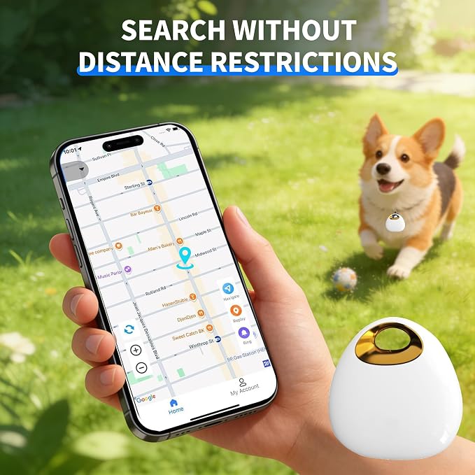 GPS Pet Tracker with Apple Find My Network, Android Compatibility, Real-Time - Image 5