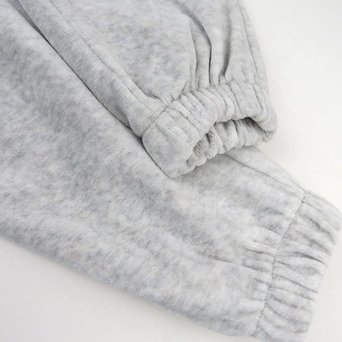 HonestBaby Baby 2-Piece Cozy Velour 100% Organic Cotton Sweatshirt and Jogger Sweatpants Set