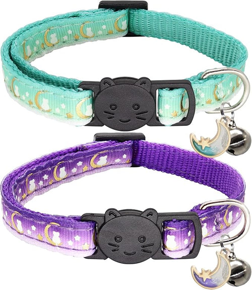 2 Pack Breakaway Cat Collar by Giecooh