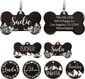 UltraJoys Stainless Steel Pet ID Tag Dog Name Tags Personalized Front and Back by UltraJoys
