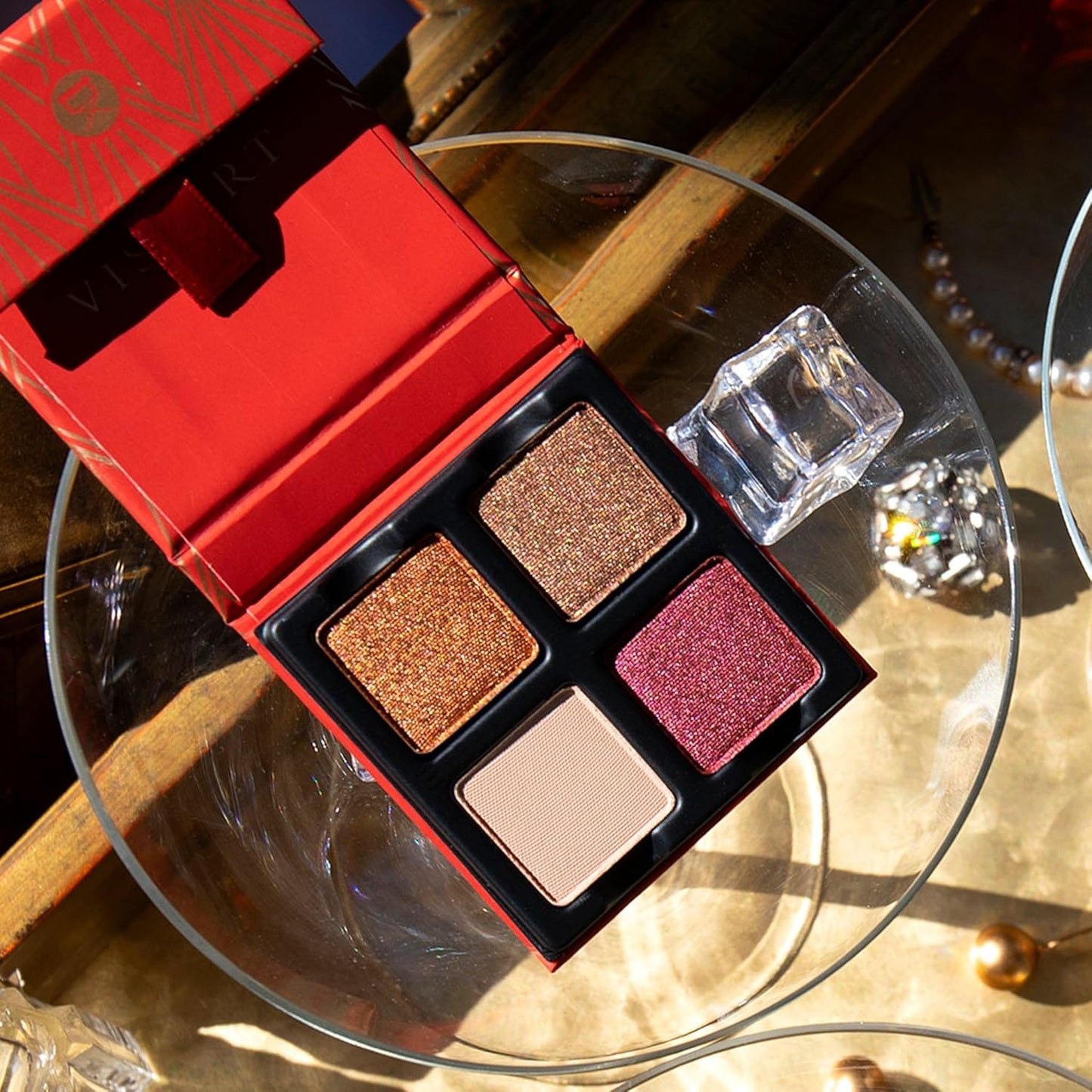 Viseart Paris Petits Fours Pro Luxe Eyeshadow Palette (Garnet)