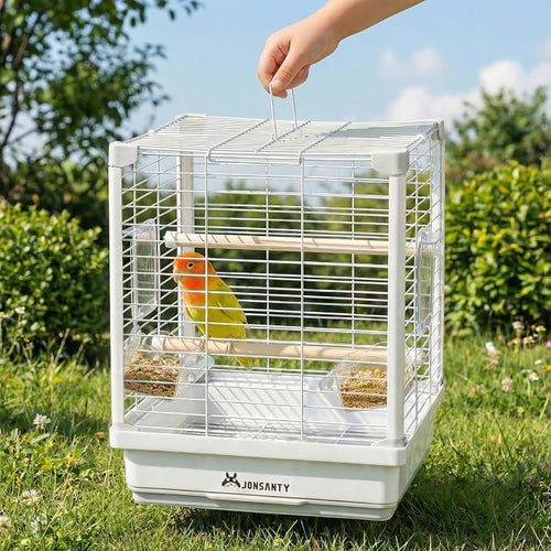 14.6" Portable Travel Bird Cage, Parrot Cage, Ample Room by JONS%CE%9BNTY