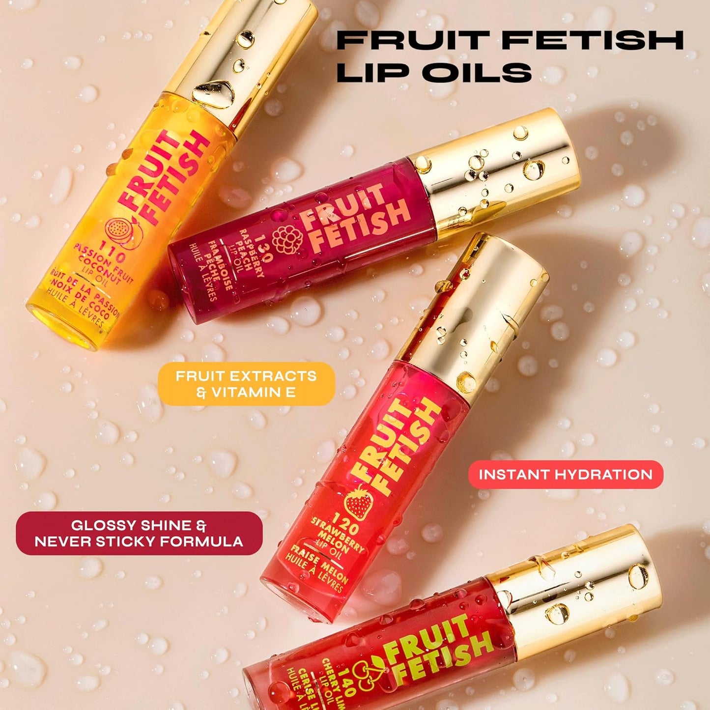 Milani Lip Oil with Vitamin E for Instant Hydration, Fruit Extract Infused Lip Treatment and Moisturizing Lip Gloss - Lychee Nectar