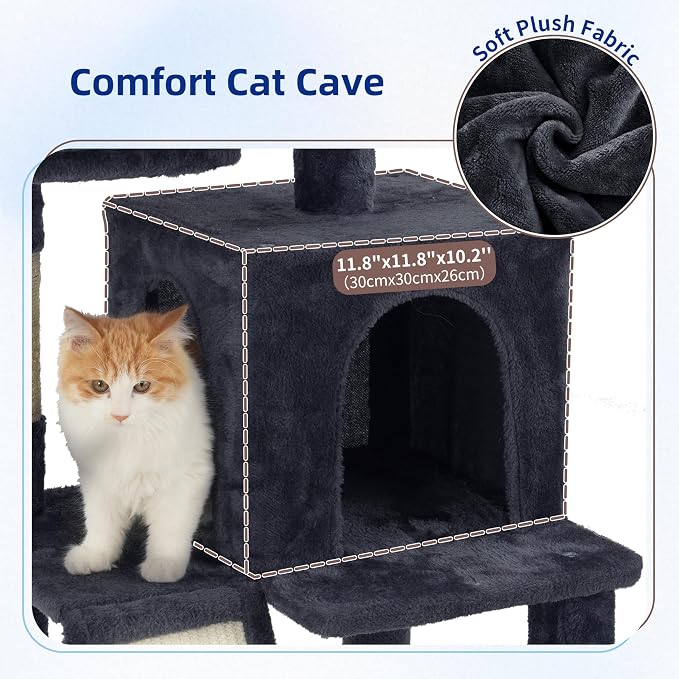 Multi-Level Cat Tree for Indoor Cats, Cat Tower - Image 3