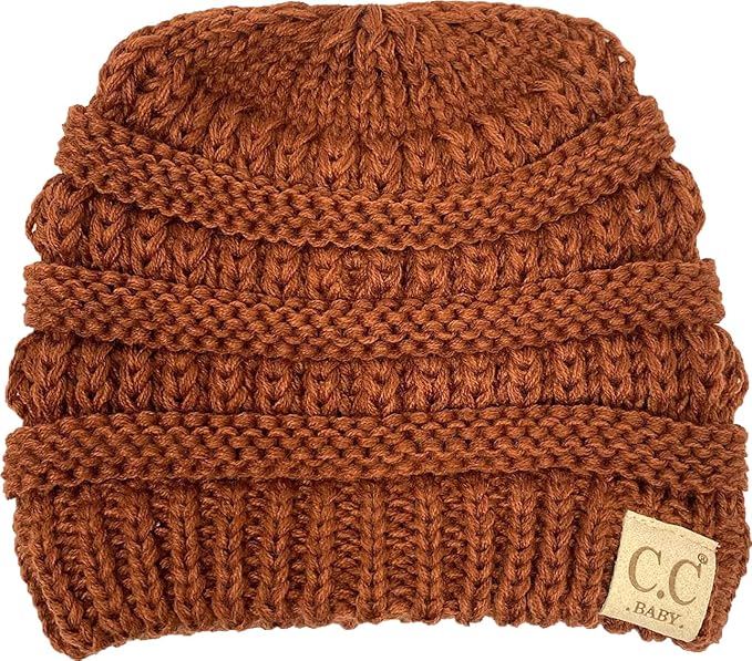 Funky Junque Baby Winter Hat – Cute Newborn Hats, Cozy Warm Infant Beanie, Soft Knit Stocking Stuffer for Babies 0–12 Months