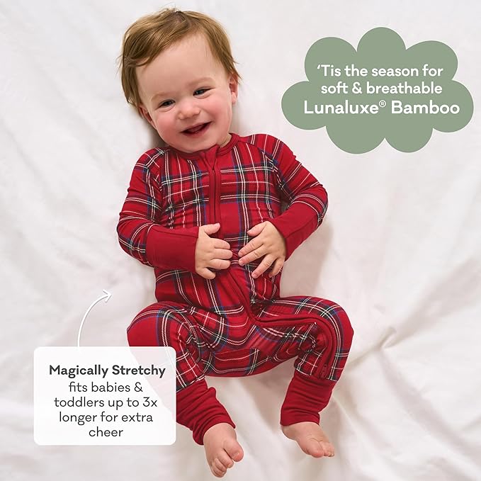 Little Sleepies Pajamas for Baby Boys & Girls, Viscose from Bamboo Baby Pajamas, Preemie & Newborn Sleepers, 2-Way Zipper PJs