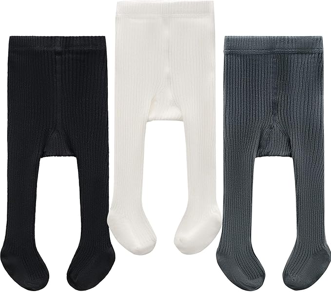 CECORC Baby Girls Tights Toddler Cable Knit Leggings Thick Cotton Infant Stockings Pantyhose 1-10T