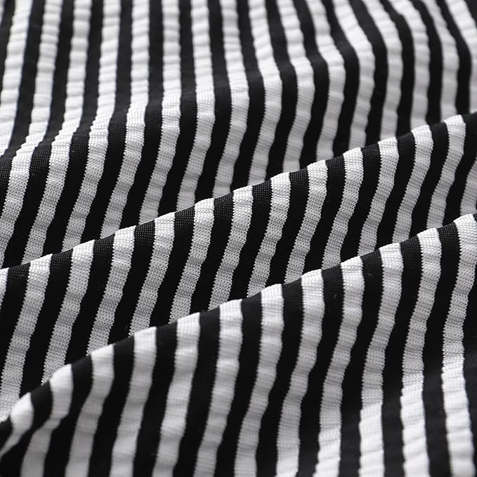 YOUNGER TREE Toddler Girls Two Pieces Swimsuit Color Block Stripe Swimwear Summer Beach Bathing Suit 18M-5T