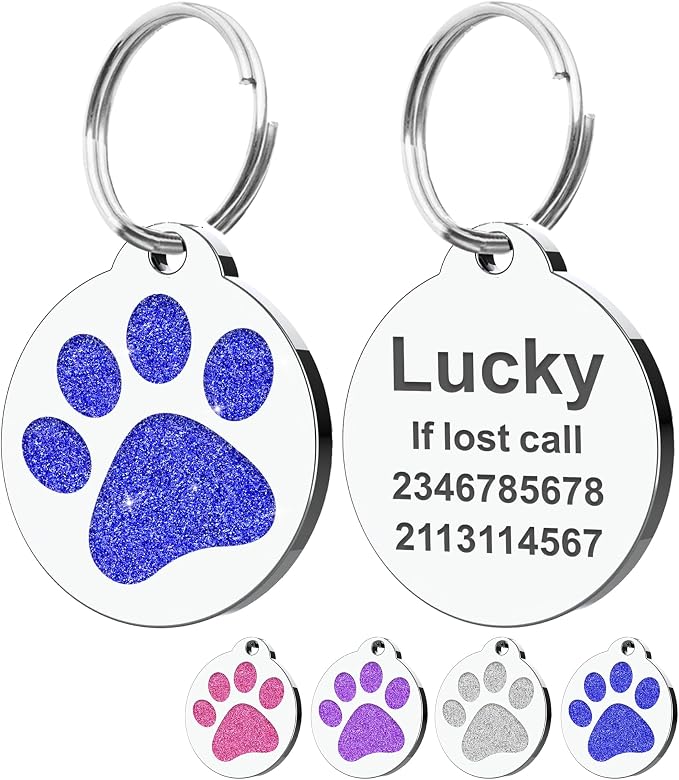Dog Tags Personalized for Pets Dog Name Tags Personalized Dog Tag Engraved by EDSG