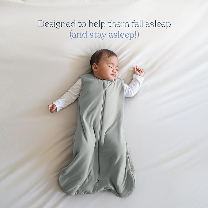HALO SleepSack SuperSoft Wearable Blanket, Viscose Made From Bamboo, Sleeping Bag for Babies, 1.5 TOG, 12 – 18 Months, Large, Calm Sage