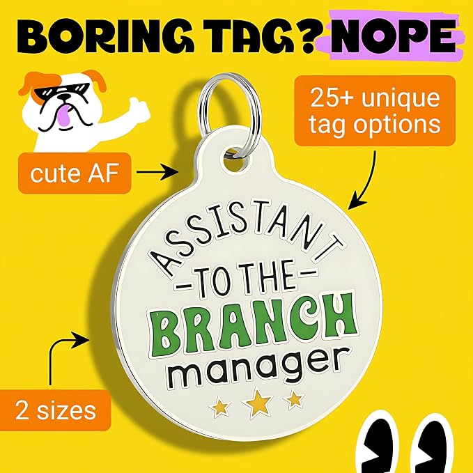 Bad Tags Personalized Dog and Cat ID Tags in 25+ Designs and 2 Sizes - Image 3