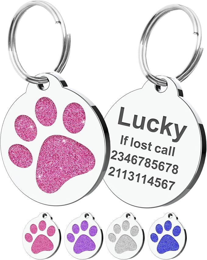 Dog Tags Personalized for Pets Dog Name Tags Personalized Dog Tag Engraved by EDSG