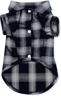 Koneseve Dog Shirt, Pet Plaid Clothes T-Shirt Sweater Matching Breathable by Koneseve