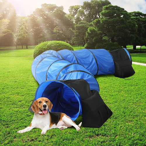16 ft Dog Agility Equipment Dog Agility Tunnel by DoubleFill
