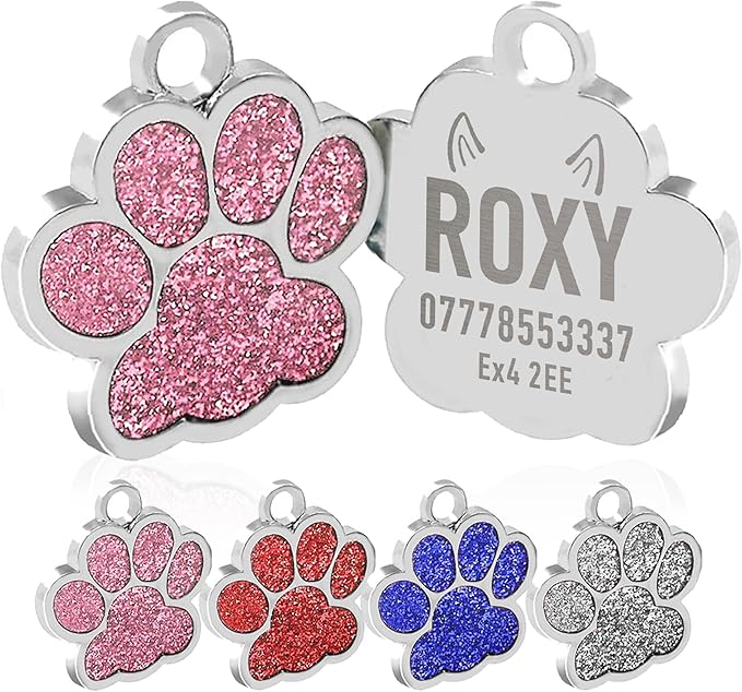 EDSG Cat Dog Tags Personalized for Pets, Dog Name Tags Cat Name ID Tag - Image 4