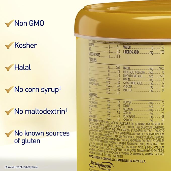 Enfamil NeuroPro Baby Formula, MFGM* 5-Year Benefit, Expert-Recommended Brain-Building Omega-3 DHA, Exclusive Immune Supporting HuMO6 Blend, Infant Formula Powder, Baby Milk, 20.7 Oz
