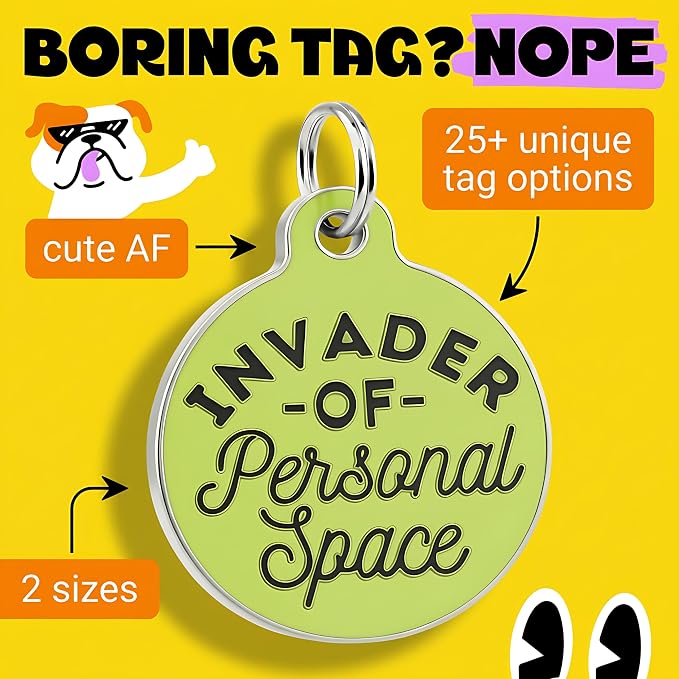 Bad Tags Personalized Dog and Cat ID Tags in 25+ Designs and 2 Sizes - Image 3