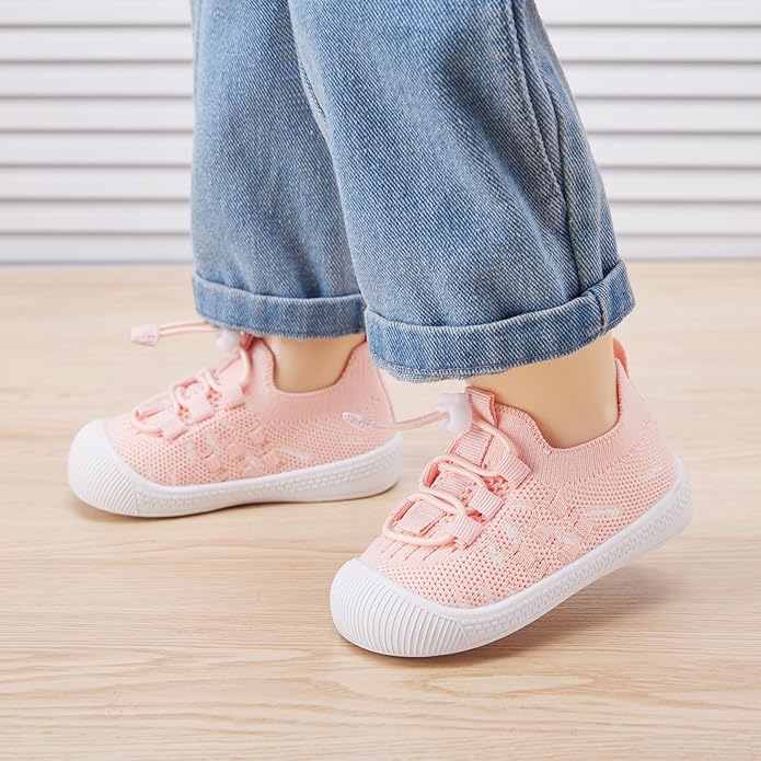 BMCiTYBM Baby Shoes Infant Boy Girl First Walker Shoes Toddler Walking Shoes Lightweight Non-Slip Sneakers for 6 9 12 18 24 Months