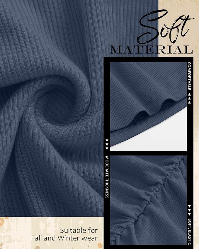 4 Packs Womens Maternity Shirts Long Sleeve Cotton Ribbed Pregnancy Mock Neck Side Ruched Workout Tops for Mama