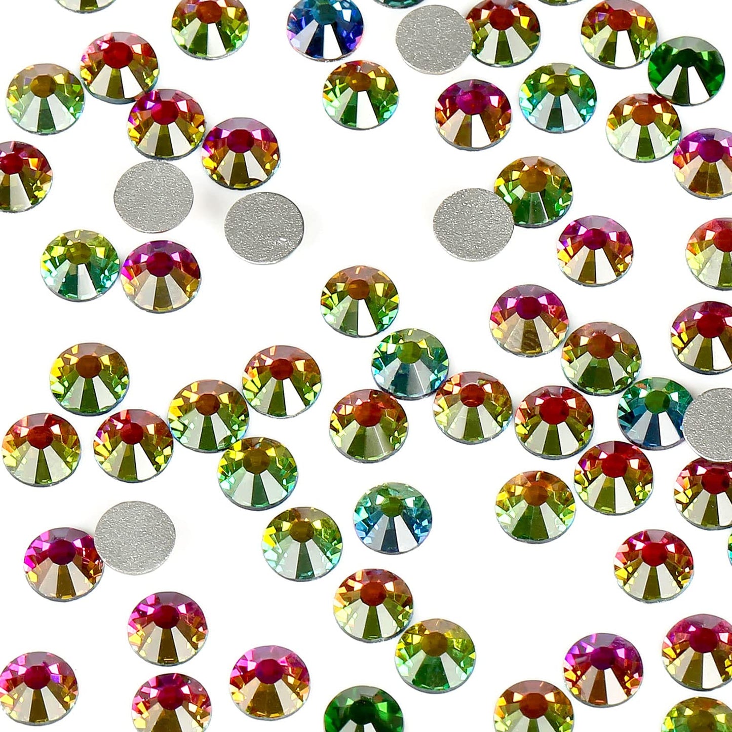 1440Pcs Blaze Crystal Rhinestones,Glass Flatback Rhinestones Mini Gemstones for Nail Face Makeup Art Crafts Clothes Decoration -(SS10,2.8mm,Blaze)