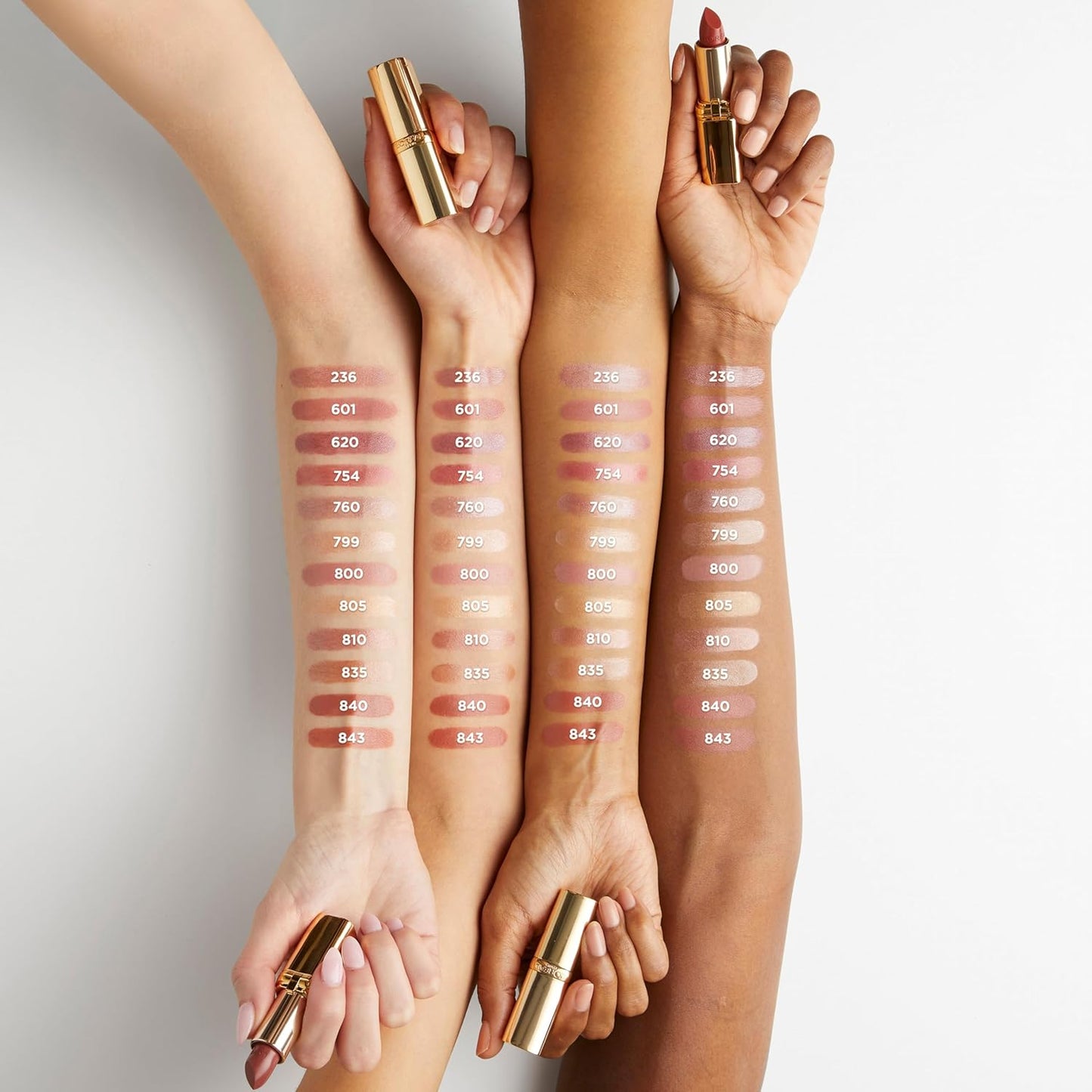 L'Oreal Paris Colour Riche Original Creamy, Hydrating Satin Lipstick with Argan Oil and Vitamin E, Silverstone , 1 Count