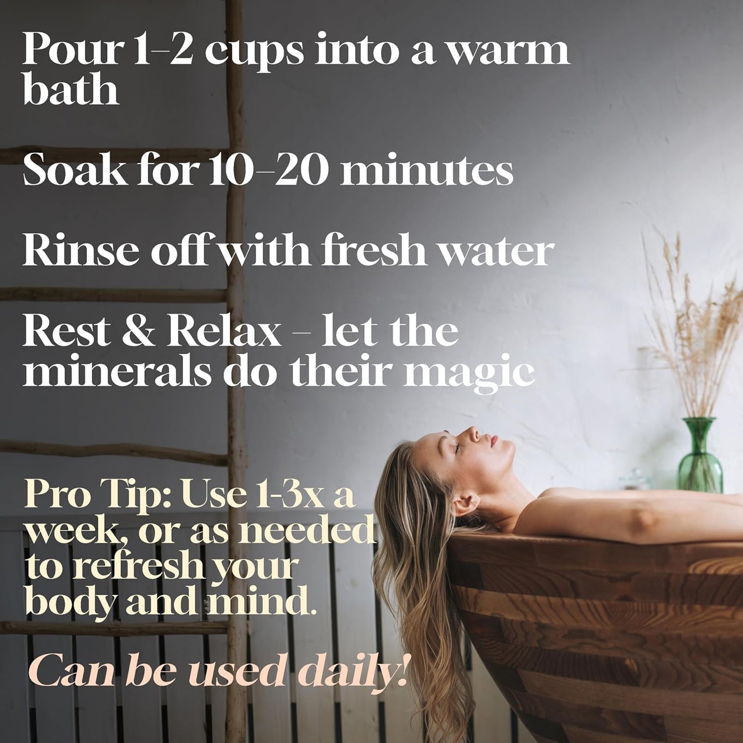 Dead Sea Warehouse – Amazing Minerals Dead Sea Bath Salts – 2 LBS – Highest Mineral Content – Natural Muscle Tension Relief