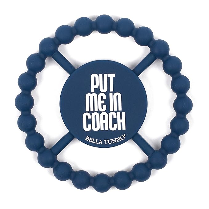 Baby Teether by Bella Tunno, Silicone Teethers for Babies 3-6 Months, 6-12 Months, Baby Toys, Pacifier, Teething Relief, Boys, Girls, Coach