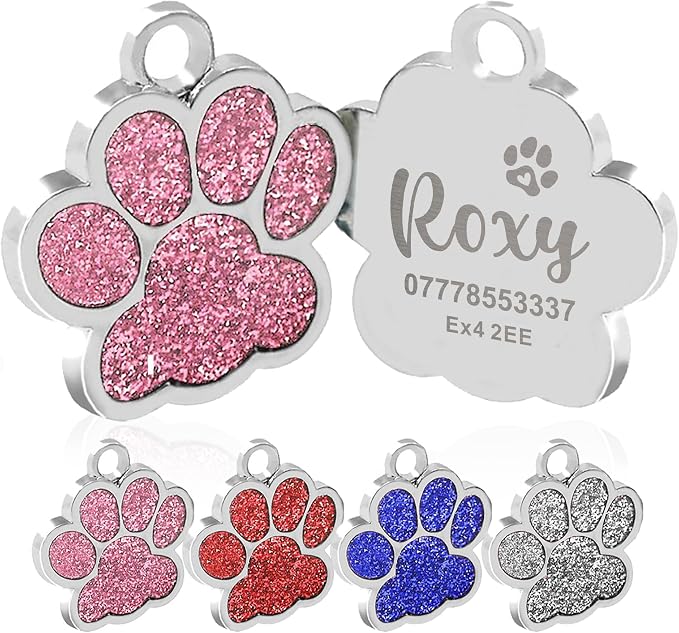 EDSG Cat Dog Tags Personalized for Pets, Dog Name Tags Cat Name ID Tag - Image 4