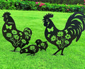 Metal Chicken Garden Decor for Outside, Decorative Garden Stakes Chicken Gifts by Doesen