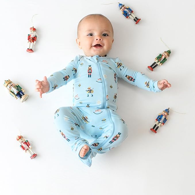 KYTE BABY Unisex Rayon Made From Bamboo Zippered Rompers 0-24 Months