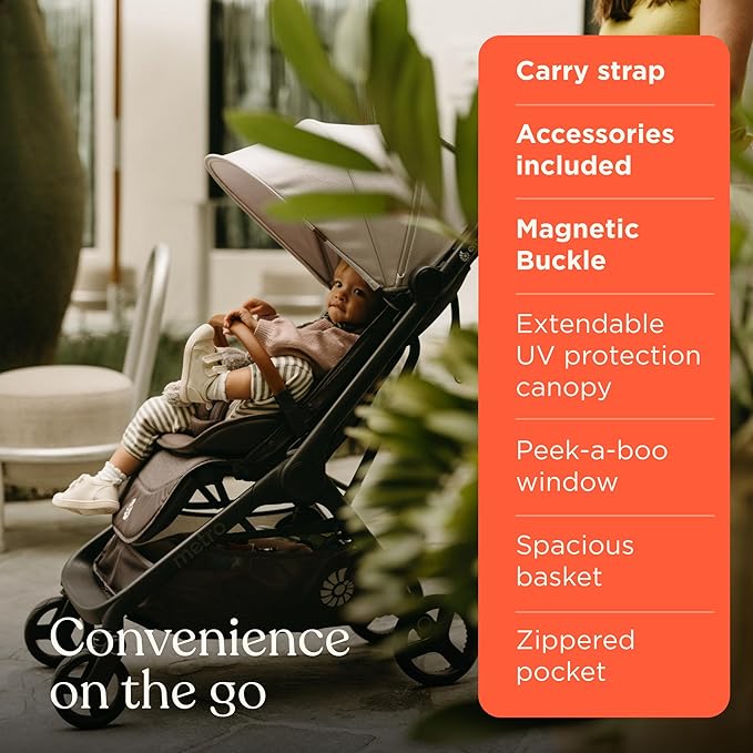 Ergobaby Metro 3 Deluxe Baby Stroller for Newborns, Infants, and Toddlers | Camel