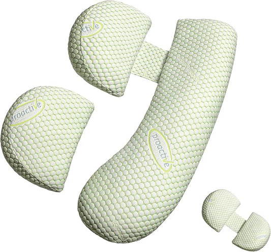 Pregnancy Pillow for Pregnant Women, Soft Pregnancy Body Pillow, Support for Back, Belly, HIPS, Legs, Maternity Pillow with Detachable and Adjustable Pillow Cover