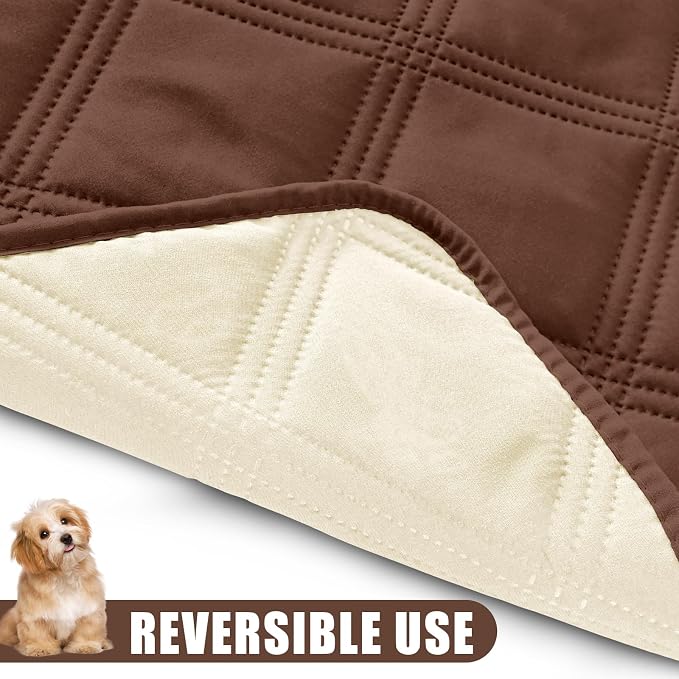 Smiry Waterproof Dog Bed Cover Blanket 40x50, Soft Reversible Pet Blanket - Image 3