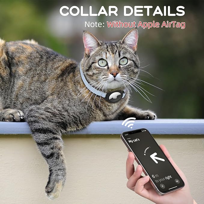 AirTag Cat Collars, Stretchy Collar - Image 6