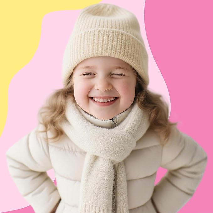 YMYDYFC Baby Beanie 3Pack Toddler Beanie Infant Knit Hat Baby Winter Hats for Boy Girl Winter Clothes Warm Knit Cap 0-6Years