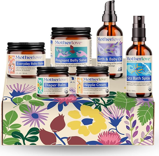 Motherlove Bump to Baby Box—Baby Shower Gift for Expecting Moms from Maternity to Postpartum