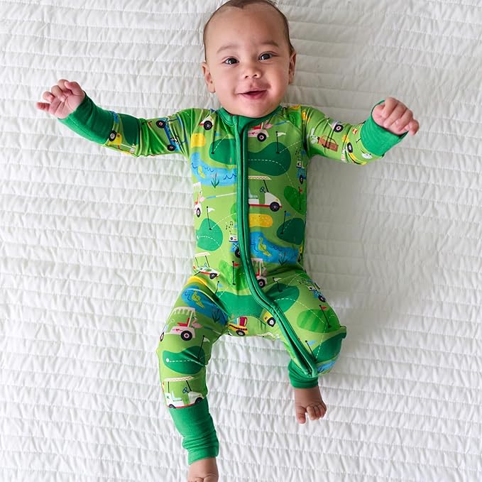 Little Sleepies Pajamas for Baby Boys & Girls, Viscose from Bamboo Baby Pajamas, Preemie & Newborn Sleepers, 2-Way Zipper PJs