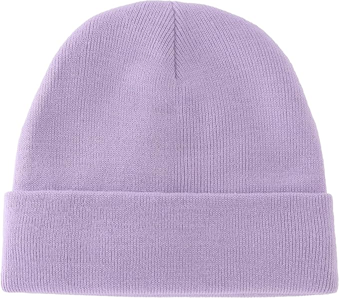 ROYBENS 100% Cotton Baby Beanie Cute Toddler Winter Hat Boys Girls Kids Soft Warm Knit Cuffed Caps Beanies for 0-8 Years