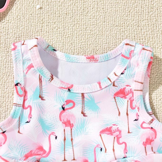 Aalizzwell Toddler Baby Girl Bathing Suit Two Piece Swimsuit Bikini Beach Wear