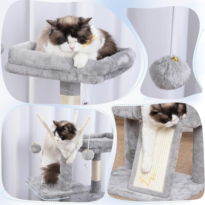 Hey-brother Cat Tree Tower, Scratching Posts - Image 6