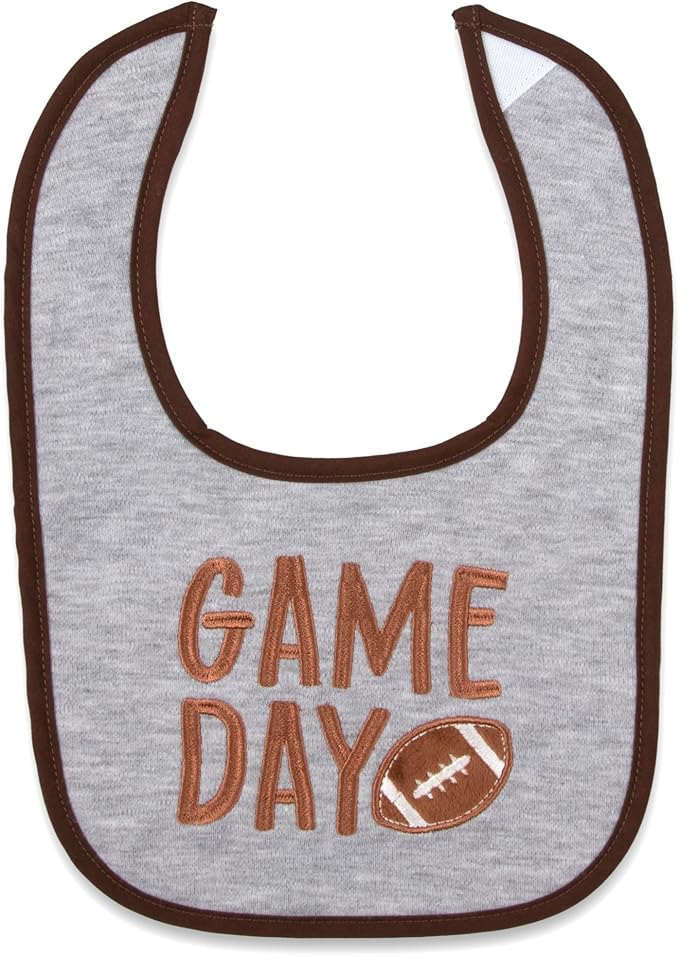 Baby Bib, Booties & Headwear Gift Set – 3 Piece Outfit for Boys & Girls – Halloween, Fall, Thanksgiving, Football & Christmas